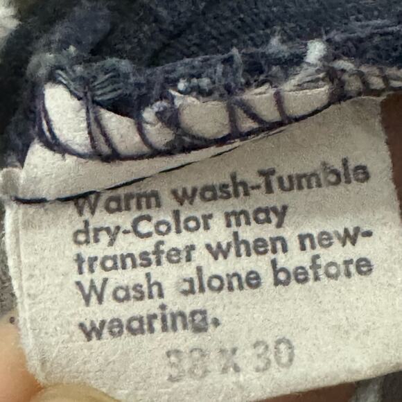 37.5 X 29 Levis 517 Vintage 80s Cords Bootcut Corduroy Pants Jeans Navy Western - Picture 5 of 9